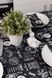 Скатертина на стіл Breakfast black 136х120 см, Черный, 136