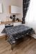 Скатертина на стіл Breakfast black 136х120 см, Черный, 136