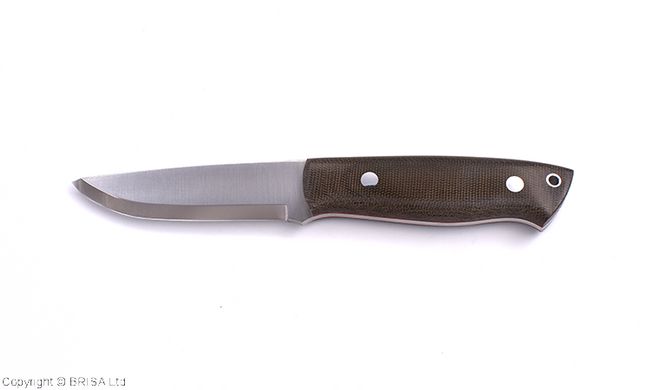 Ніж Trapper 95 - Green Micarta N690Co Scandi (063-2017-1558), Зелений