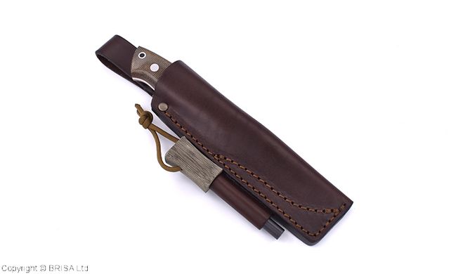 Ніж Trapper 95 - Green Micarta N690Co Scandi (063-2017-1558), Зелений