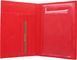 Обкладинка для паспорта шкіряна Visconti 2201 RED червона