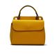 Жіноча шкіряна сумка Italian fabric bags 2109 yellow