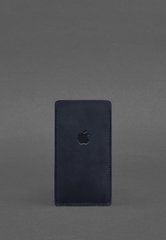 Шкіряний чохол для iPhone 13 Синій Crazy Horse