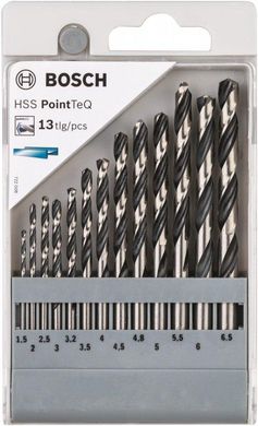 Набор сверл HSS PointTeQ по металлу Bosch, 13 шт (2608577349)