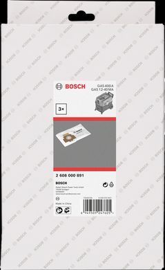 Мешки для пыли флисовые Bosch для GAS 400 (комплект 3шт)
