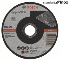 Круг відрізний Bosch Standard for Inox, 125 х 1,0 мм