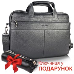 Чоловіча сумка для документів і ноутбука шкіряна BEXHIL BX-204006, Черный