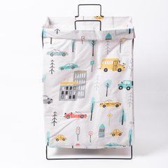Кошик для білизни на підставці 36&times;30&times;55 (см) м'який HP-41-3, Білий