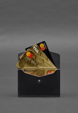 Кожаный кард кейс 9.0 черный краст
