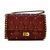 Жіноча шкіряна сумка крос-боді Italian fabric bags 2203 burgundy