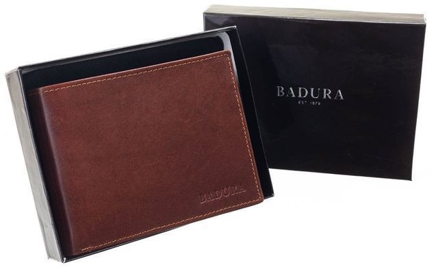 Гаманець чоловічий шкіряний Badura N992-VT-NL BROWN
