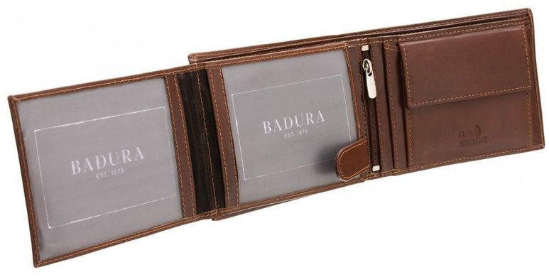 Гаманець чоловічий шкіряний Badura N992-VT-NL BROWN