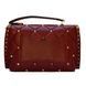 Женская кожаная сумка кросс-боди Italian fabric bags 2203 burgundy