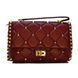 Женская кожаная сумка кросс-боди Italian fabric bags 2203 burgundy
