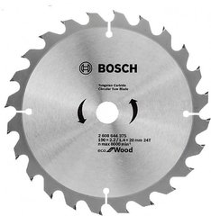 Пиляльний диск Bosch Eco for Wood 190x2,2x20-24T (2608644375)