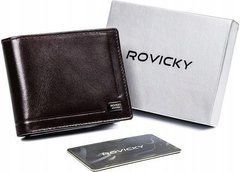 Гаманець чоловічий шкіряний ROVICKY CPR-023-BAR-6491 Brown