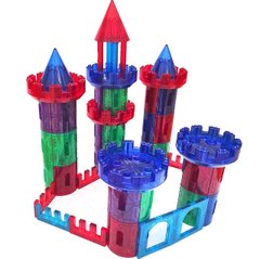 Розвиваючий магнітний конструктор палац магнітні блоки плитки 75 деталей для дітей від 3 років