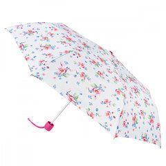 Парасоля жіноча механічна Fulton Minilite-2 L354 Watercolor Blossom біла