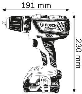 Аккумуляторная дрель-шуруповерт Bosch GSR 18-2-LI Plus Professional Solo (06019E6102)