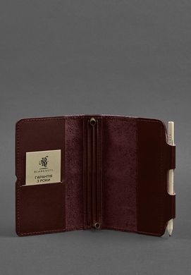 Кожаный блокнот (Софт-бук) 3.0 бордовый