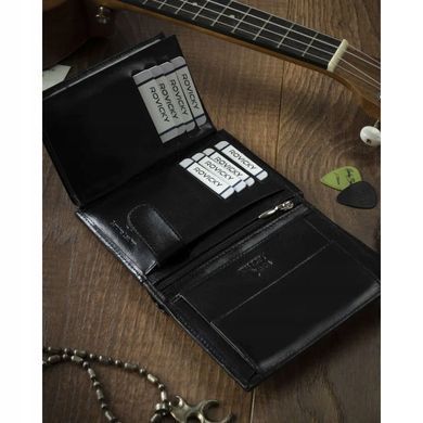Гаманець чоловічий шкіряний 4U CAVALDI 0001-BS-RFID-5403 чорний