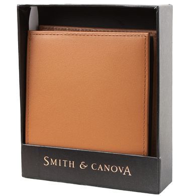Портмоне мужское кожаное Smith & Canova 90015 Asquith (Black-Tan)