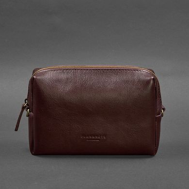 Кожаная косметичка-несессер 3.0 Бордовый Краст