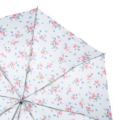 Парасоля жіноча механічна Fulton Minilite-2 L354 Watercolor Blossom біла