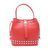Жіноча шкіряна сумка Italian fabric bags 2402 red