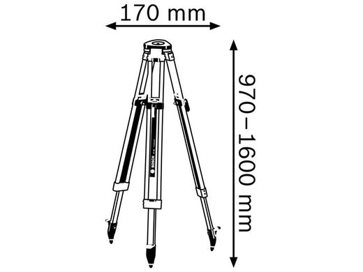 Штатив будівельний Bosch BT 160 (0601091200)