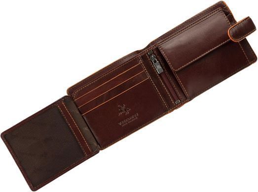 Кошелек мужской кожаный Visconti ALP93 Morgex (Brown) коричневый