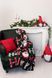 Новогодний плед вязаный "Ho-Ho-Ho" 90х130 см