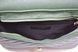 Жіночий шкіряний клатч Italian fabric bags 2115 green