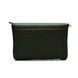 Жіночий шкіряний клатч Italian fabric bags 2115 green