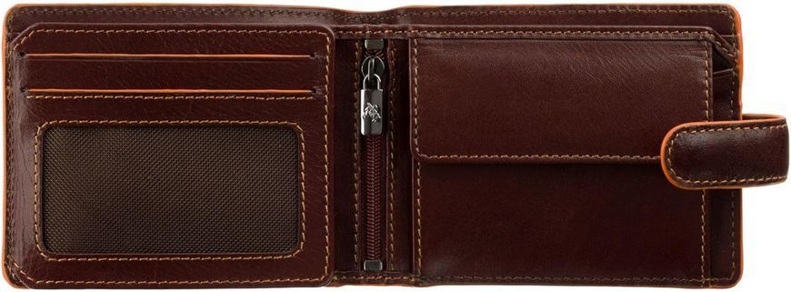 Кошелек мужской кожаный Visconti ALP93 Morgex (Brown) коричневый