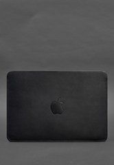 Чохол із натуральної шкіри для MacBook 13 дюйм Синій Краст, Синий, натуральна шкіра Краст