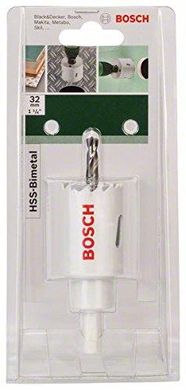 Біметалічна пиляльна коронка Bosch HSS-BIM (2609255605), 32 мм