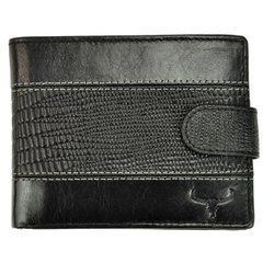 Кошелек мужской кожаный BUFFALO WILD N992L-VTC черный