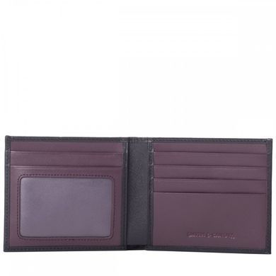 Портмоне мужское кожаное Smith & Canova 90015 Asquith (Black-Burgundy)