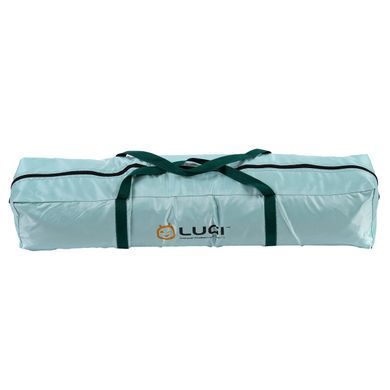 Палатка кемпинговая 3-местная с тентом 235*235*155 см синий LU005BL