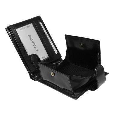 Кошелек мужской кожаный ROVICKY N61L-RVTP-3043 черный