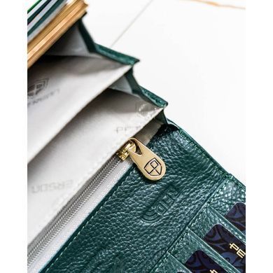 Кошелек женский кожаный Peterson PTN 72037-SH-1001 GREEN (Зеленый)