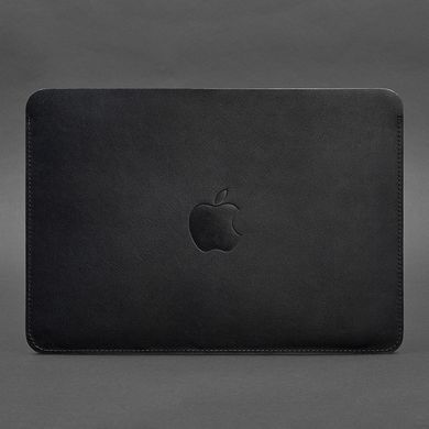 Чохол із натуральної шкіри для MacBook 13 дюйм Синій Краст, Синий, натуральна шкіра Краст