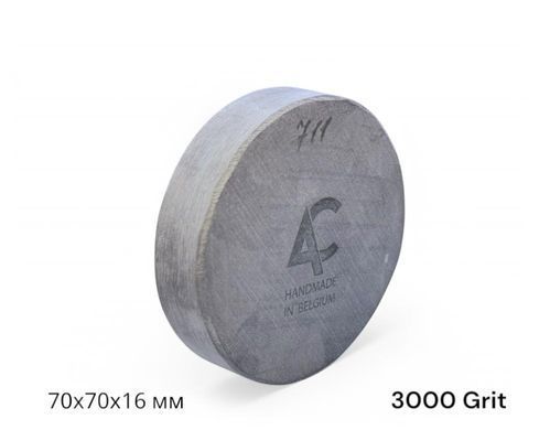 Камінь для заточки сокир круглий PUCK (BBW) 70х70х16 мм, 3000 Grit, гранатовий сланець (711AC)