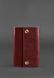 Кожаный блокнот (Софт-бук) 5.0 бордовый