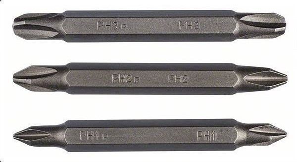 Набір двосторонніх біт Bosch PH/PH, 60 мм, 3 шт (2609255961)