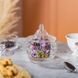 Цукерниця скляна з кришкою кругла &Oslash; 8 см HP-YH-3