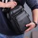 Чоловіча шкіряна барсетка через плече 22х26х9, месенджер з ручкою Bexhill Bx-66503 чорний, Черный