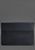 Кожаный чехол-конверт на магнитах для MacBook Pro 16" Синий Crazy Horse
