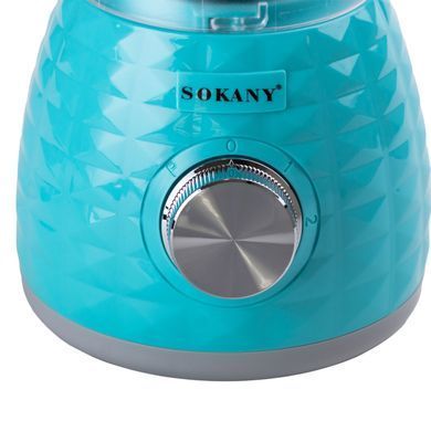 Блендер с чашей объемом Sokany SK-03030 1,5 л и кофемолкой 500 Вт 2-скоростной